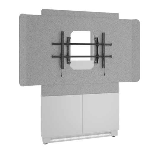 Middle Atlantic Products FM-DS-FW-BDW TV mountstand . " Grey, Silver, White