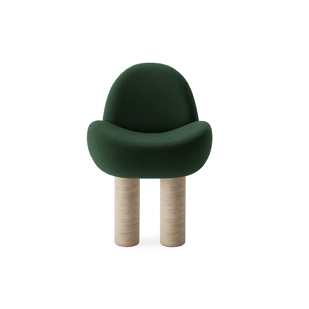 Hygge Dining Chair - Forest Bouclé