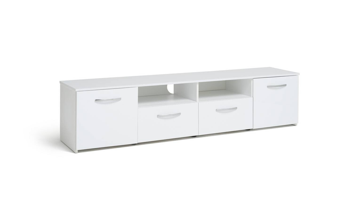 Hayward Door TV Unit White Gloss Storage Cabinet Media Stand Furniture