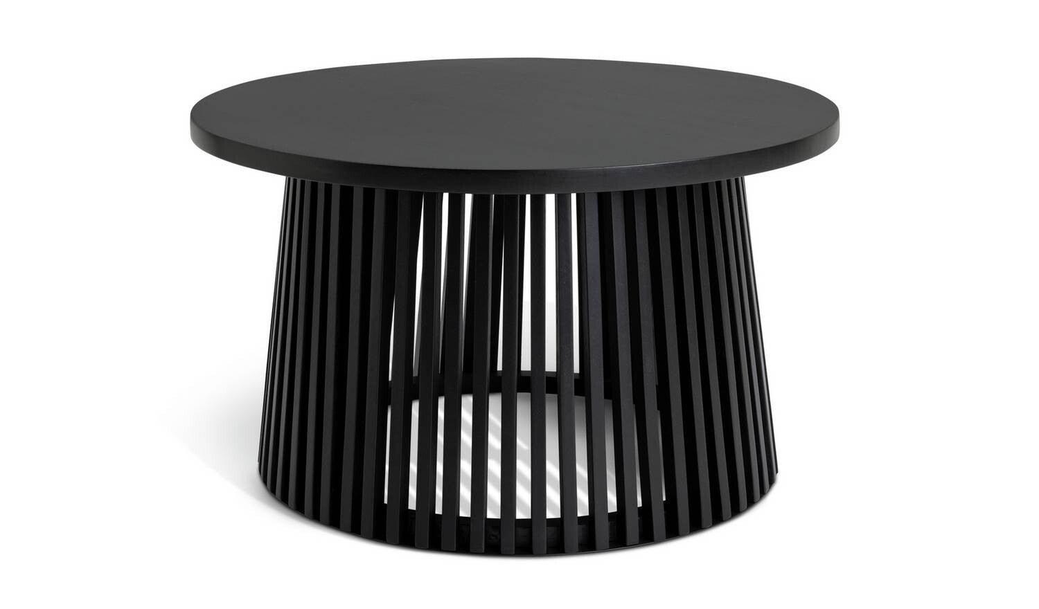 Jericho Round Coffee Table Black Modern Living Room Furniture