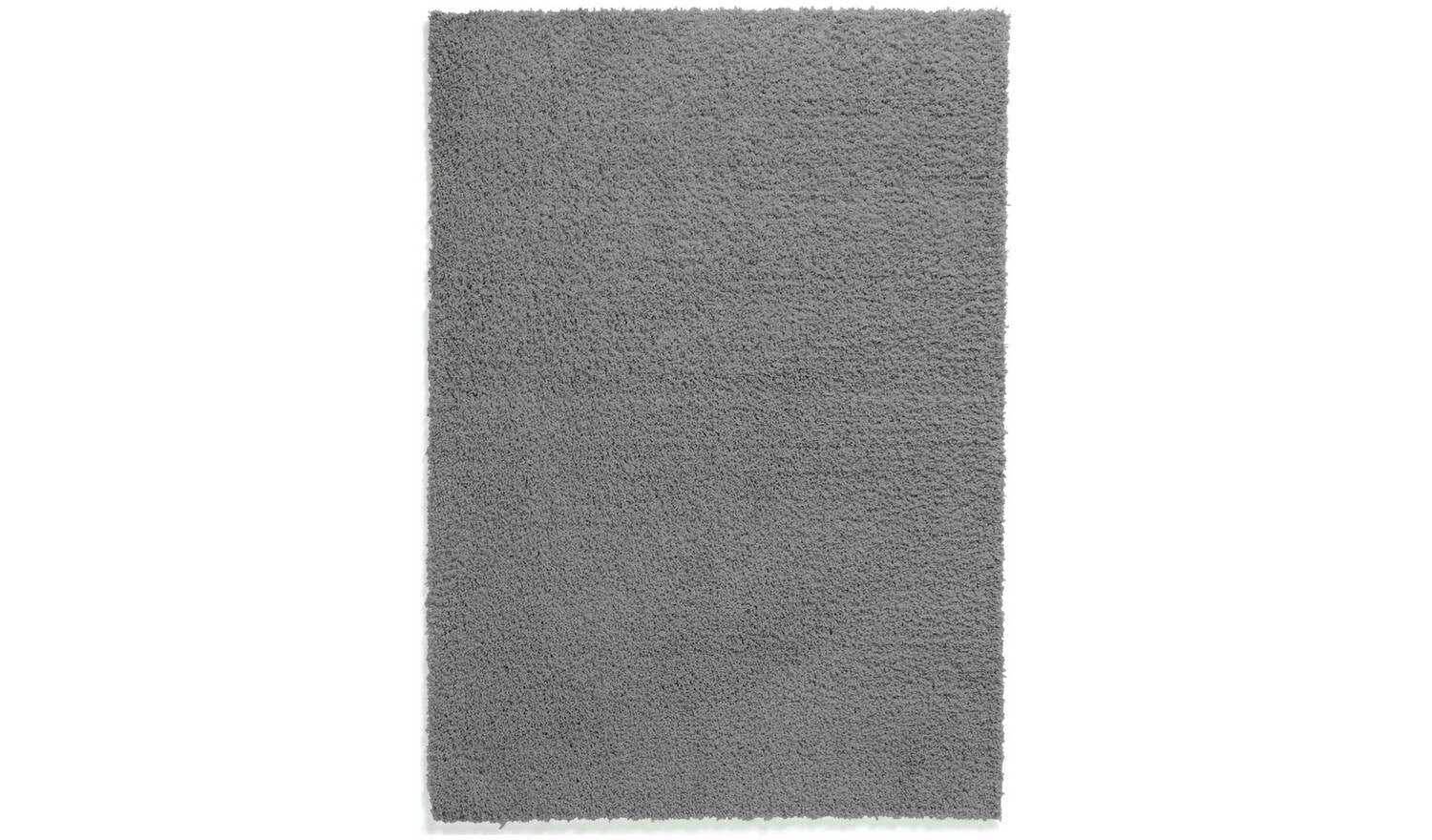 Cosy Flint Grey Shaggy Rug x Large Living Room Bedroom Floor