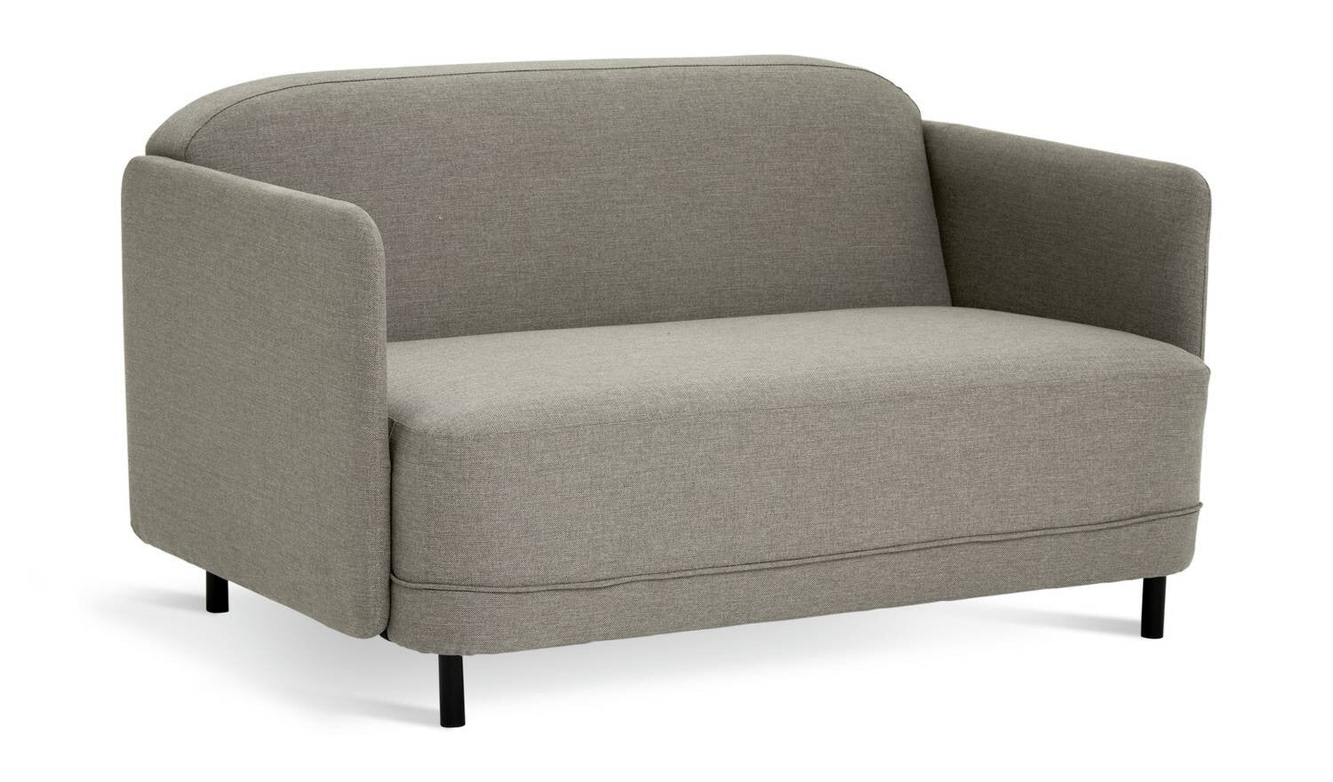 Mina Fabric Seater Sofa in a Box Grey Compact Space Saving Design