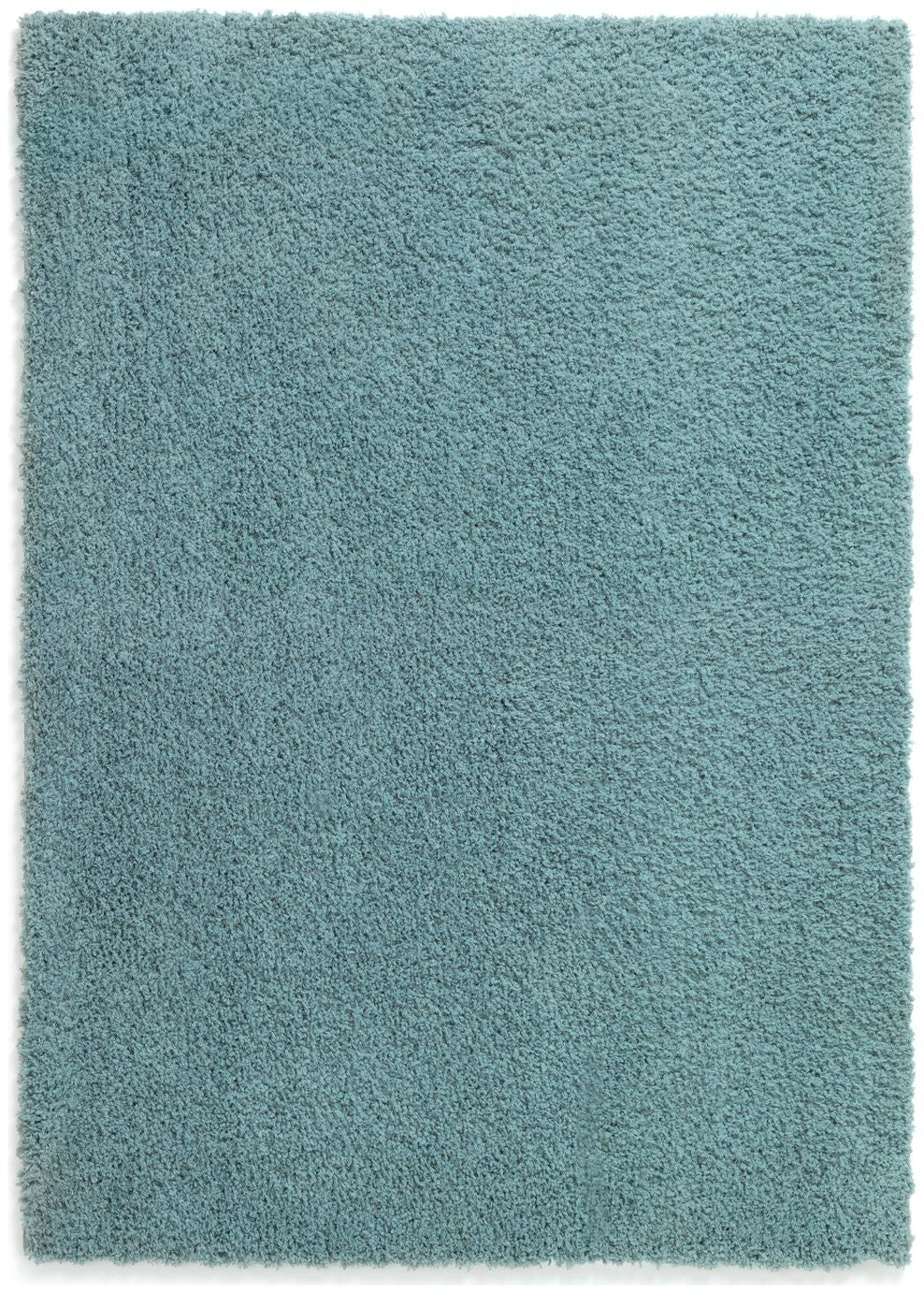 Recycled Cosy Plain Shaggy Rug x Blue For Large Space