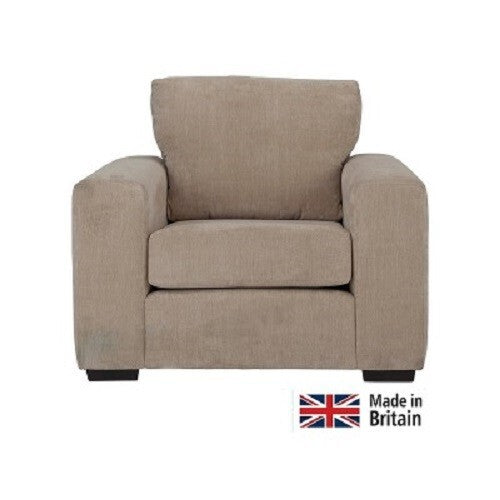 ETON FABRIC ARMCHAIR MINK Modern Living Room Furniture Comfortable