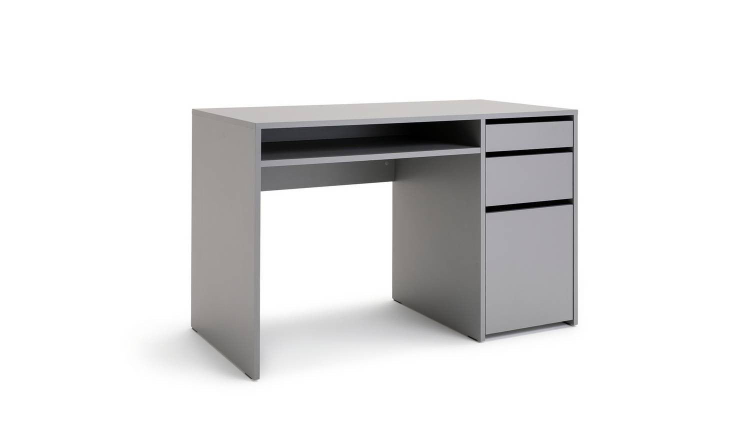 Pepper Drawer Pedestal Office Desk Grey Compact Study Table