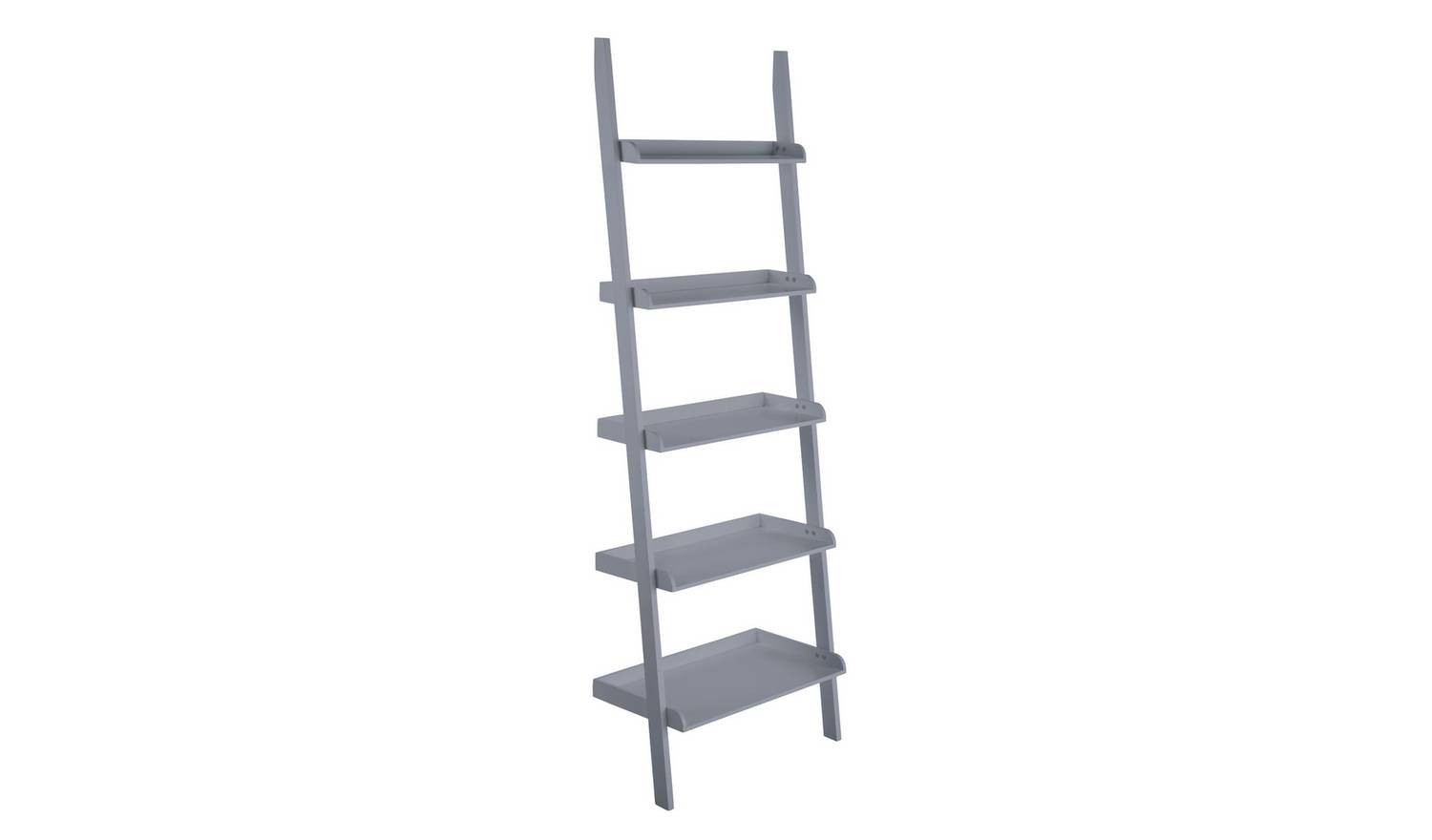 Jessie Ladder Shelf Grey For Living Room Bedroom Decor
