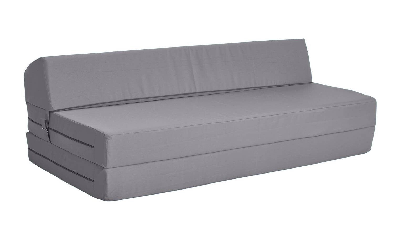 Kaikoo Double Fabric Chairbed Flint Grey Convertible Sofa Bed Guest