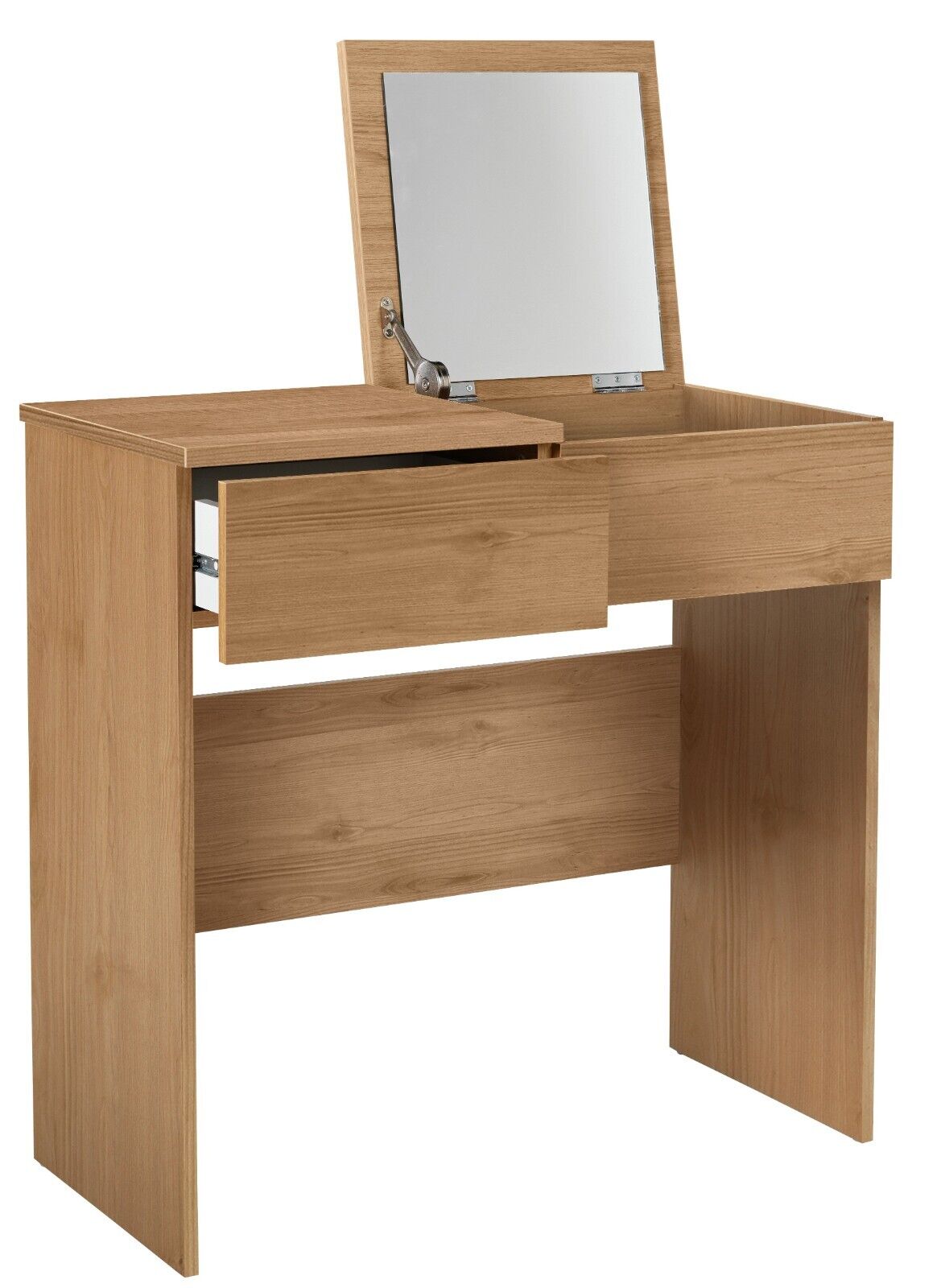 Malibu Drw Dressing Table with Mirror Pine Effect Stylish Bedroom Furniture