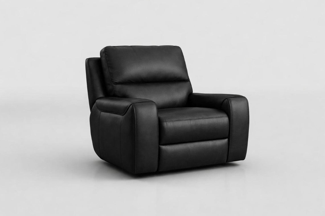 Lugo Power Recliner Armchair Anthracite Modern Reclining Furniture Comfort