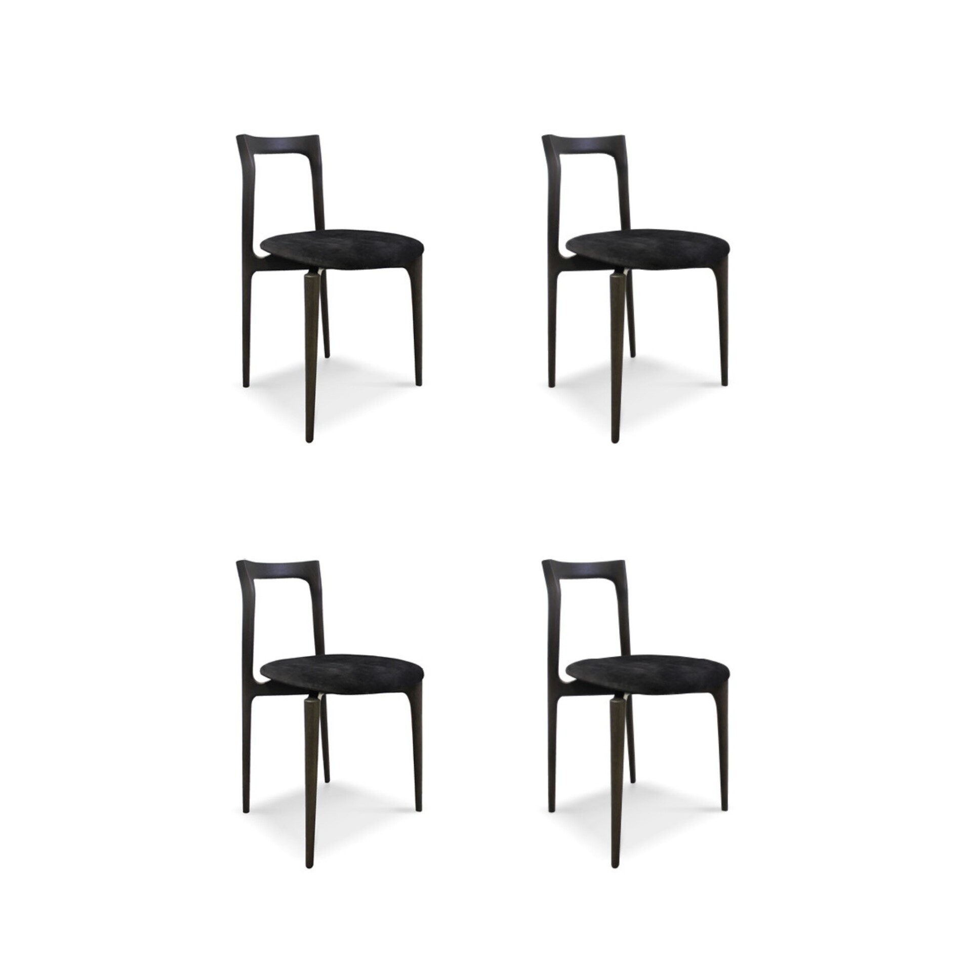 Grey Dining Chair - Gray Oak wood
