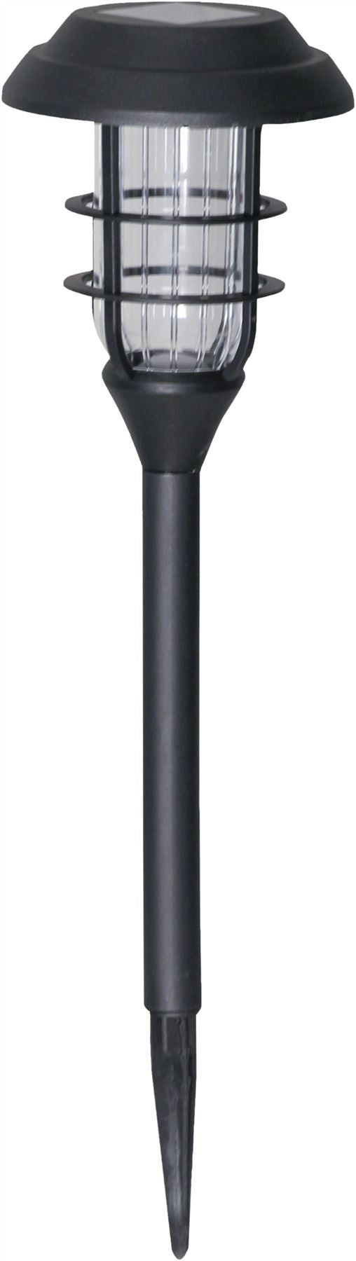 Solar Powered Garden Pathway Stake Lights Set of Dusk to Dawn Sensor Lamp