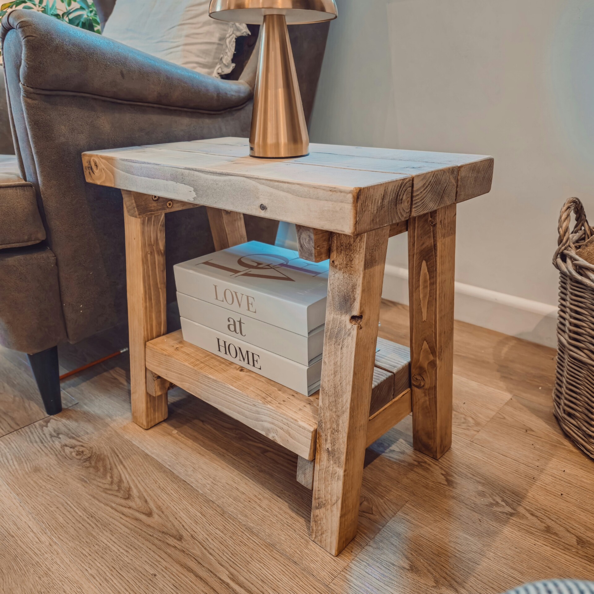 SIERA Small Coffee Table Side Table L - LxWxH Ebony