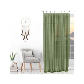 Soleil D'Ocre SPIRIT 's Sheer curtains in Green