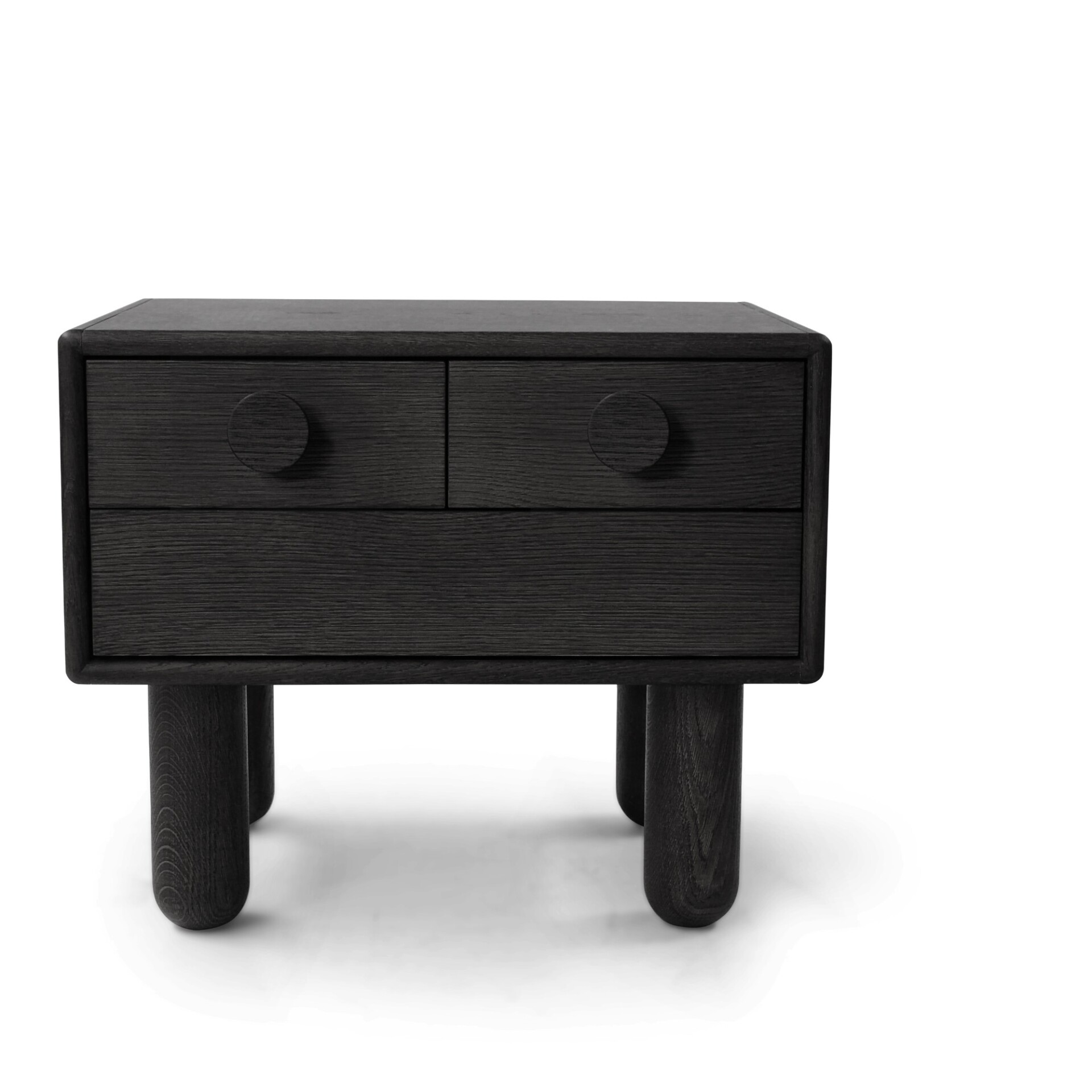 Nook Bed Side Table - black