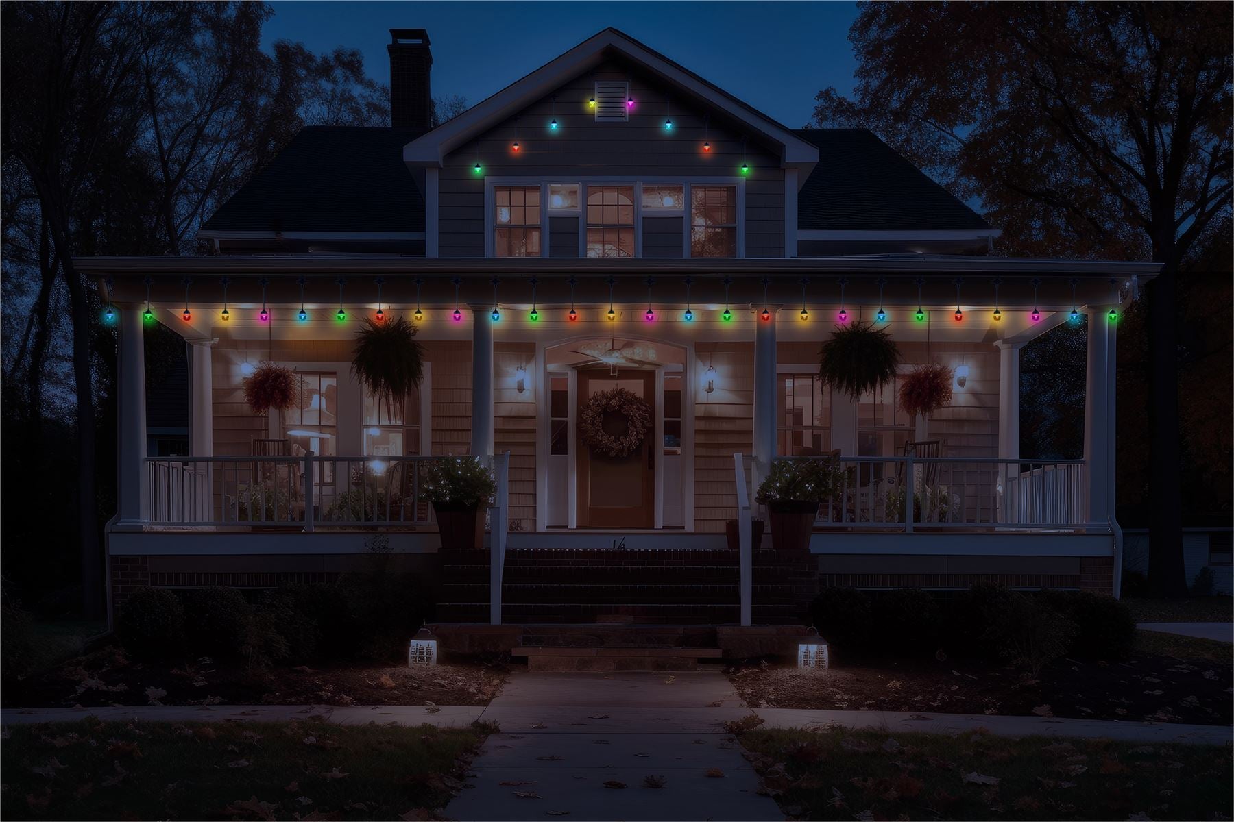 LED Lamp Decorative Colour Changing Festoon Light AP and IR Remote Controlled