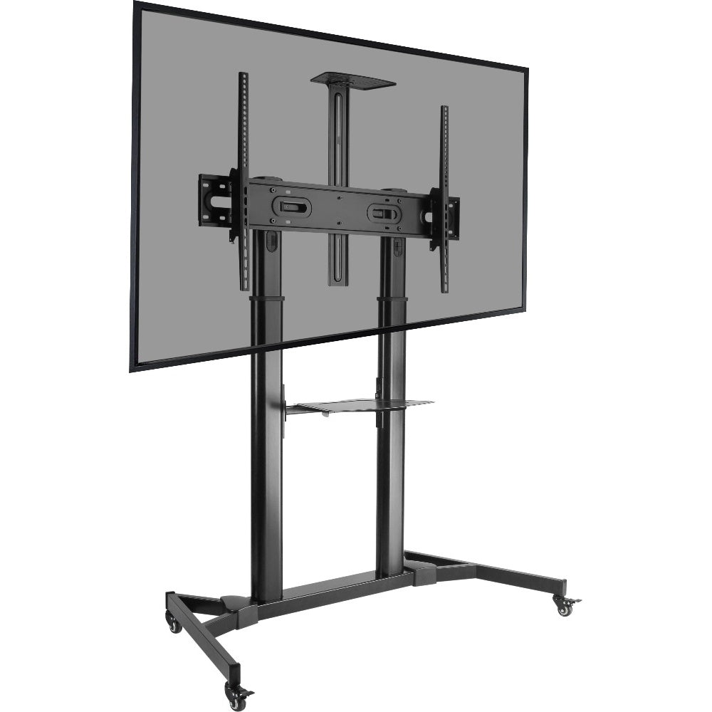ProperAV Mobile TV Trolley Stand on Wheels for "-" Max Load kg VESA Max -mm