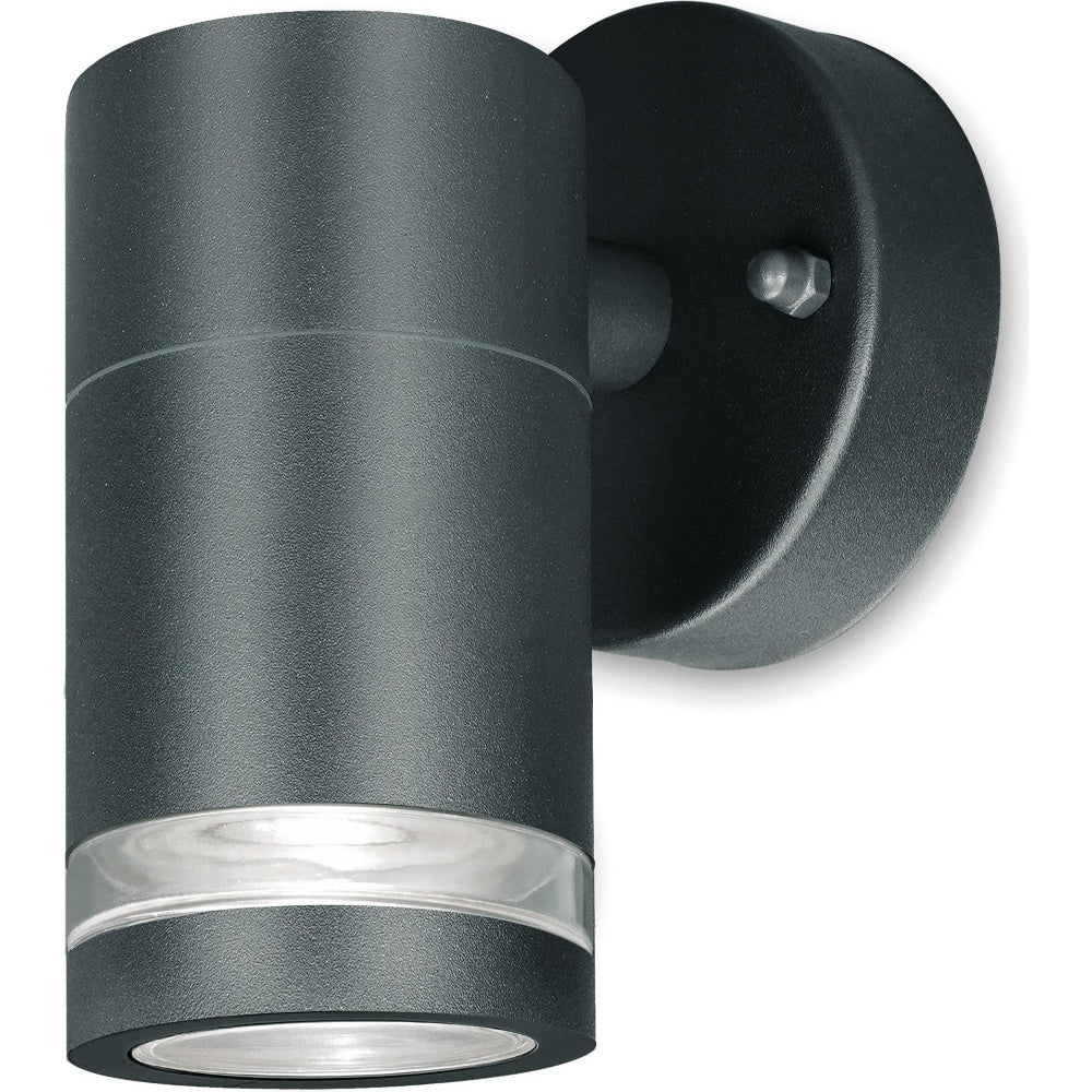 lite Marinus GU Single Direction Outdoor Wall Light without PIR - Anthracite - Pack of