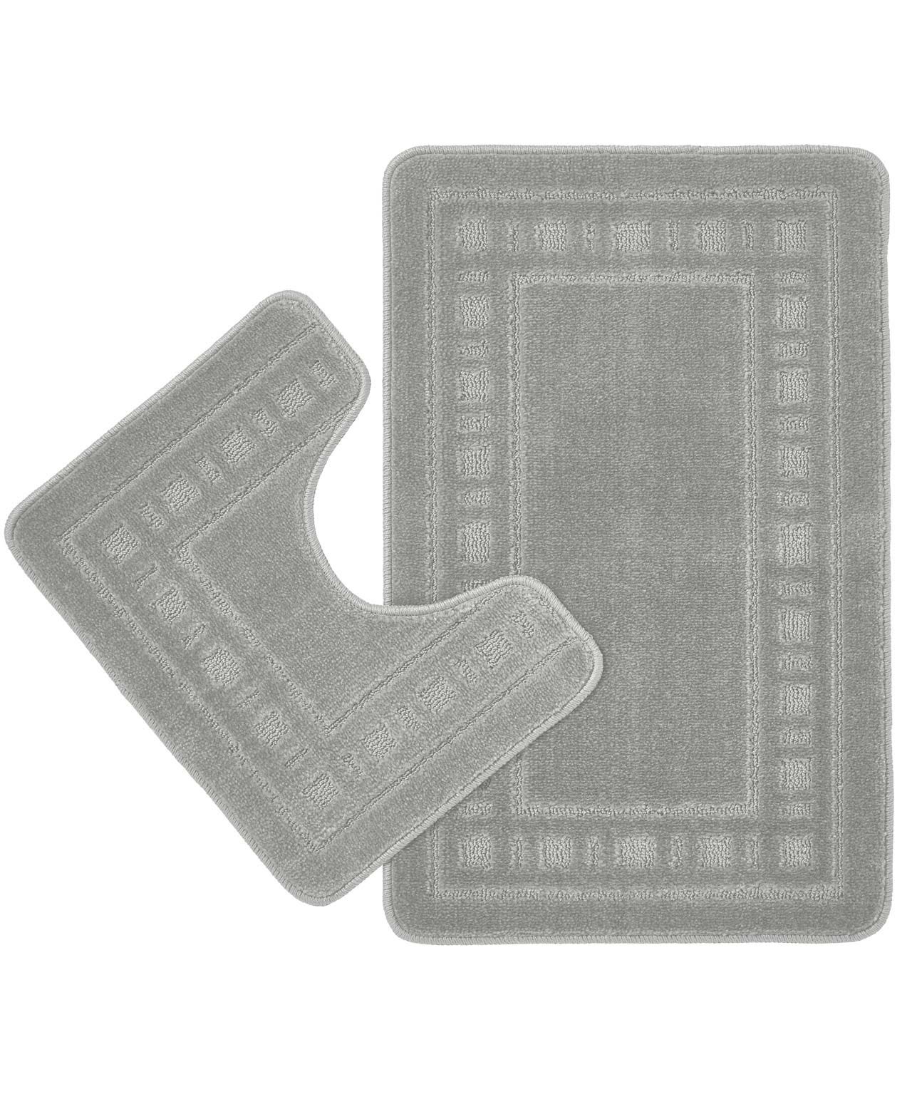 Damart Armoni Non-Slip Pedestal & Bath Mat Set