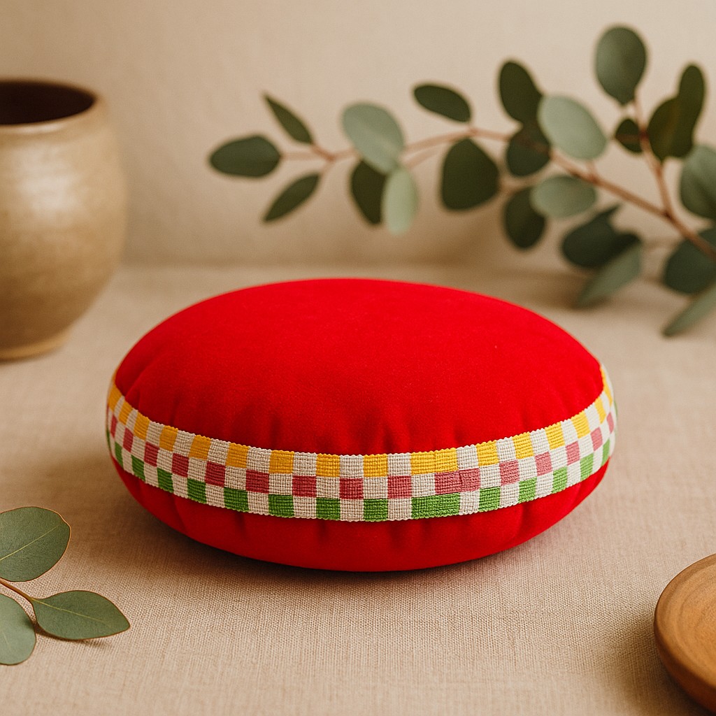 Singing Bowl Cushion Velvet
