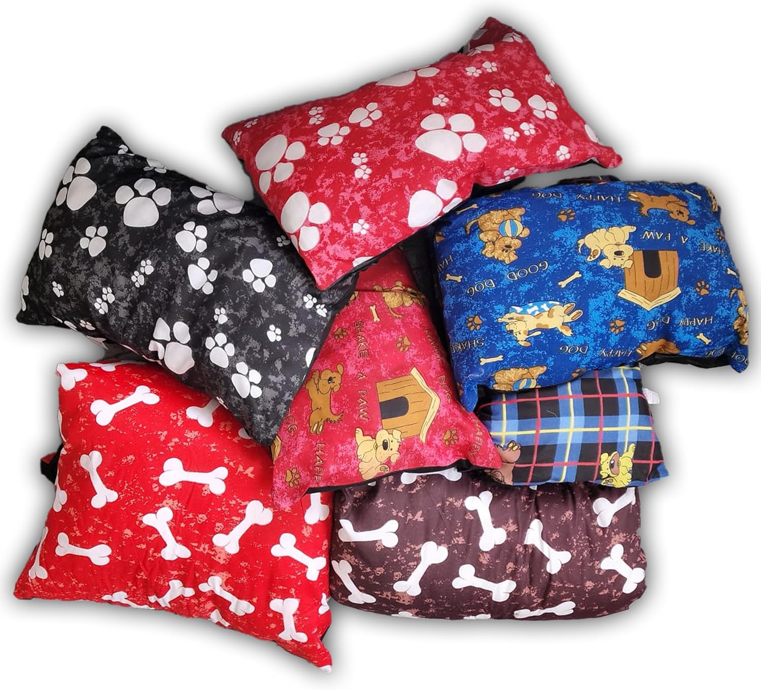 x Large size Pet Dog Bed Cushion with Zipped Cover Available In Random Colours