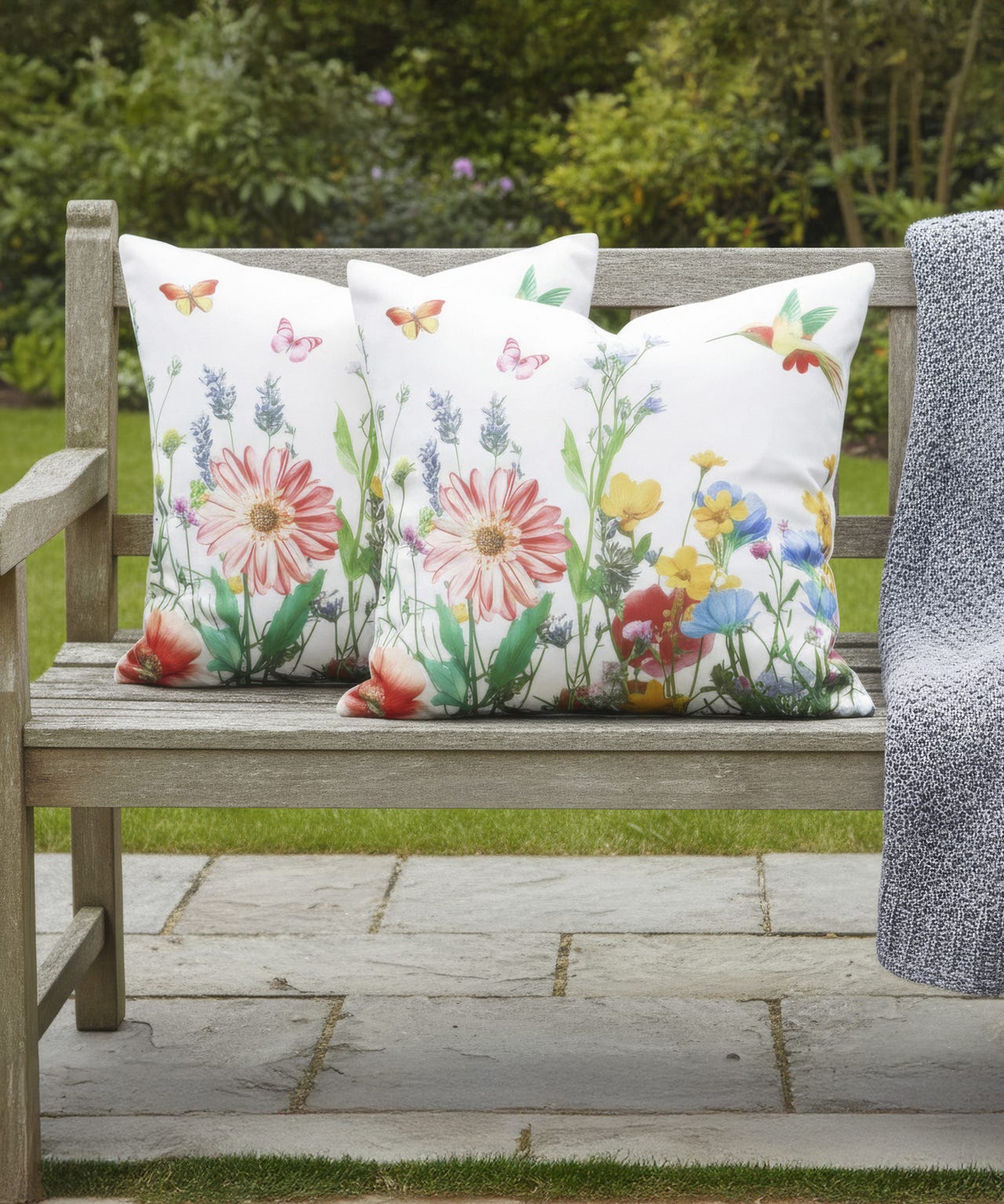 Damart Pack of Outdoor Showerproof Cushion Covers