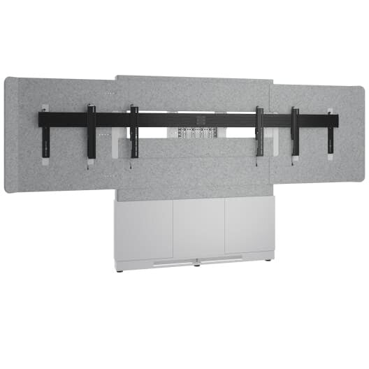 Middle Atlantic Products FM-DS-FW-HDW TV mountstand . " Grey, Silver, White