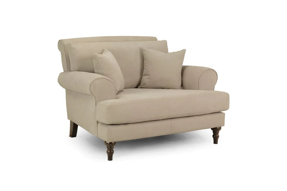 Luxurious Fabric Armchair - Summer Sofa Collection - Timeless English Design