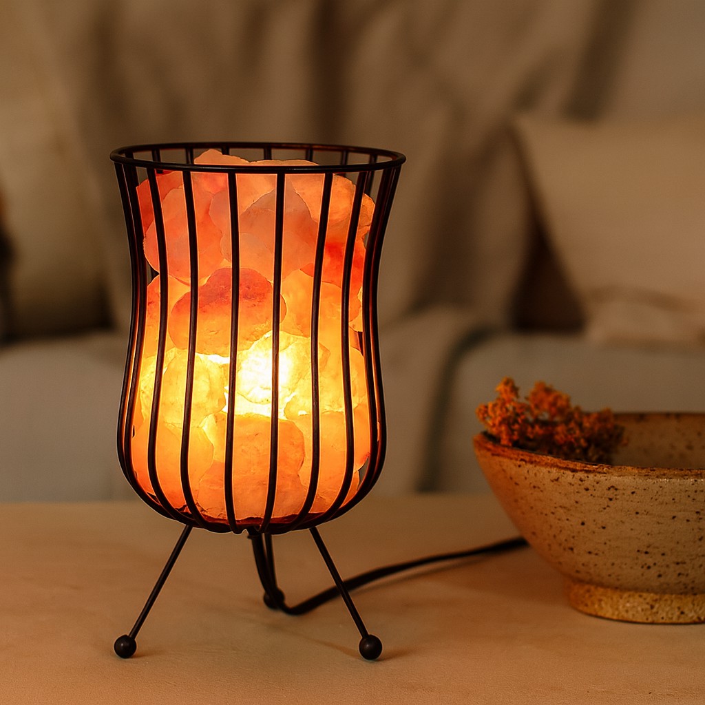 Himalayan Pink Salt Rock Brazier Lamp kg