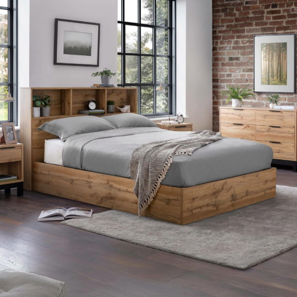 Bali Ottoman Storage Double Bed