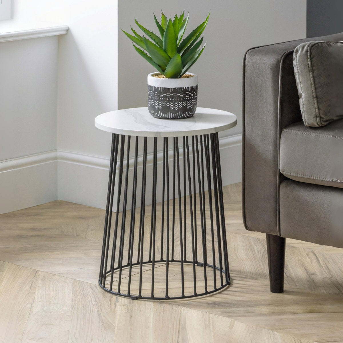 Broadway Round Lamp Table