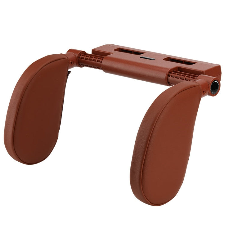 A Adjustable Car Auto U-shaped Memory Foam Neck Rest Cushion Seat Pillow, A Brown, A Red, A Beige, A Grey, - A Brown Brown