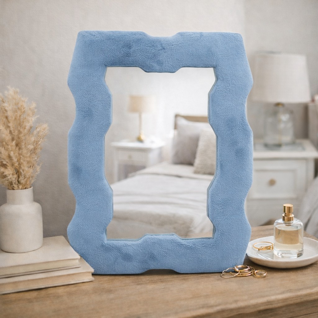 Soft Squiggly Mirror Chunky Frame Royal Blue .x.x.