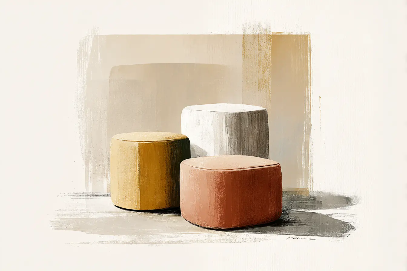 Footstools That Do the Comfy Heavy Lifting