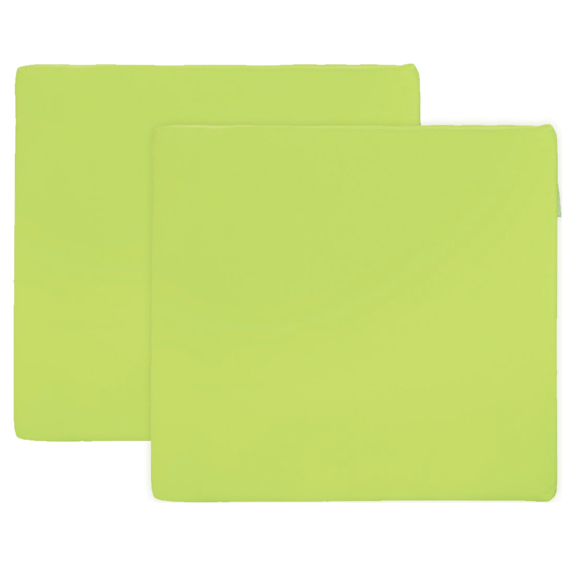 Water-Resistant Outdoor Chair Seat Pad Garden Chair Cushions Non-Slip With Ties - Lime Packs of