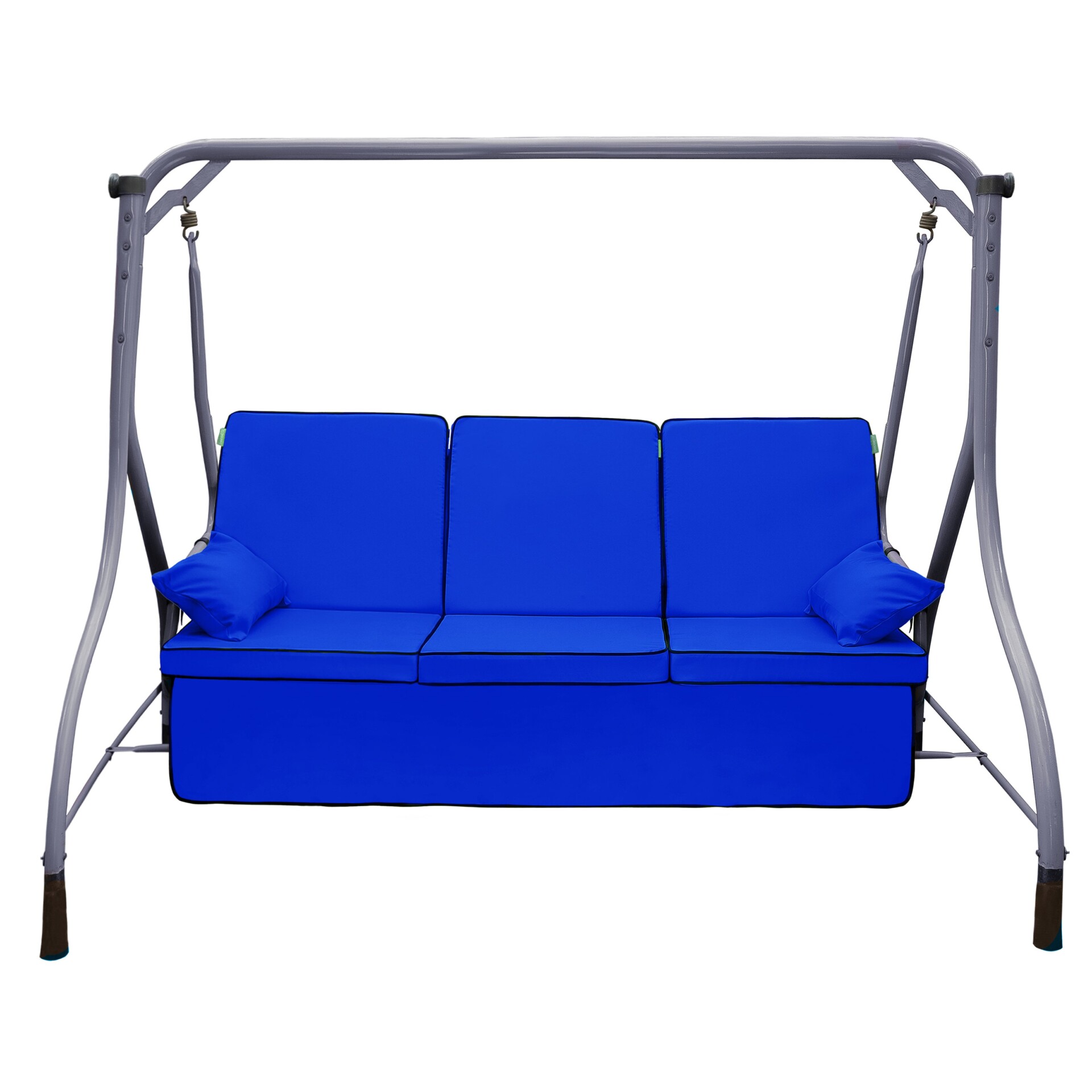 - Seater Outdoor Swing Chair Cushion Set Water-Resistant Hammock Seat Pad - Royal Blue Seater set