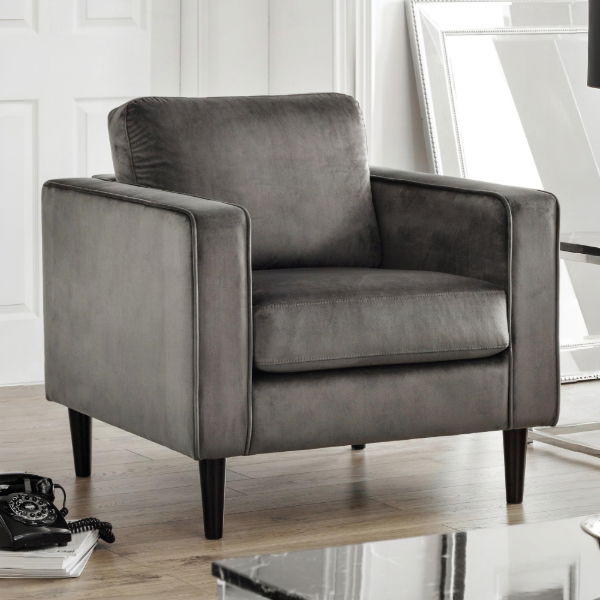 Hayward Velvet Armchair