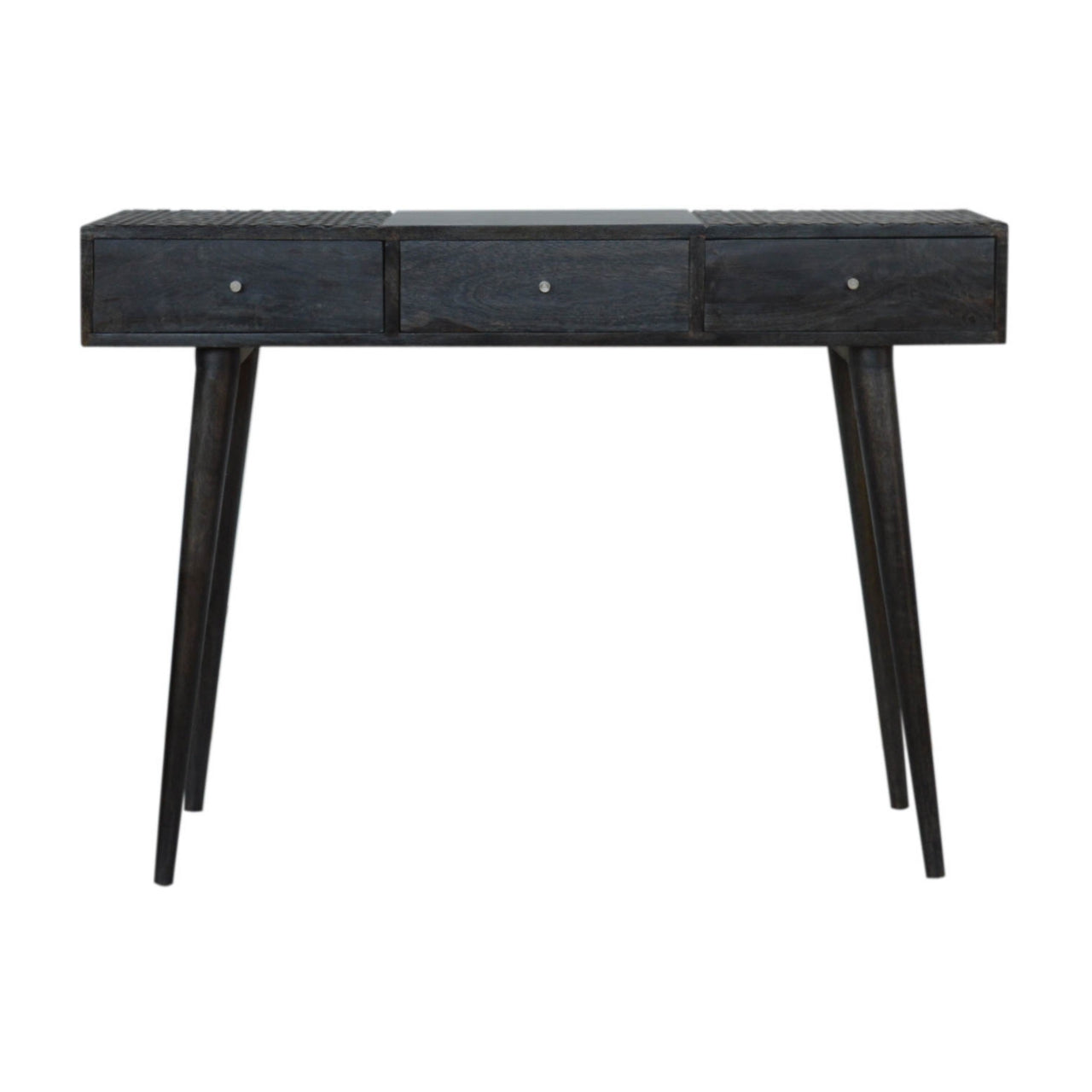 Ash Black Drawer Console Table