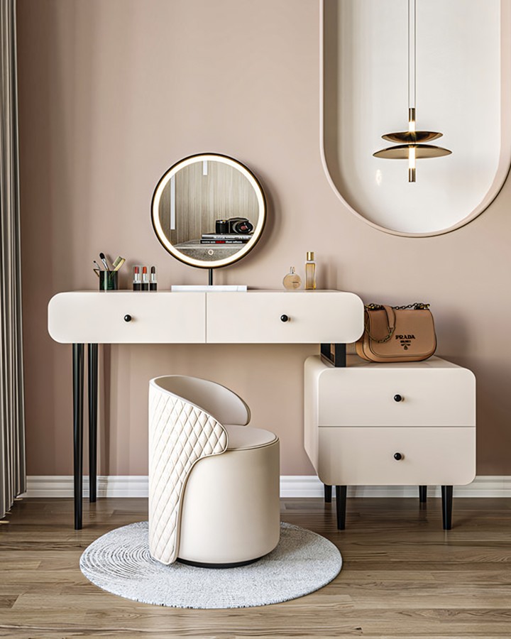 Kendall Dressing Table with Mirror -