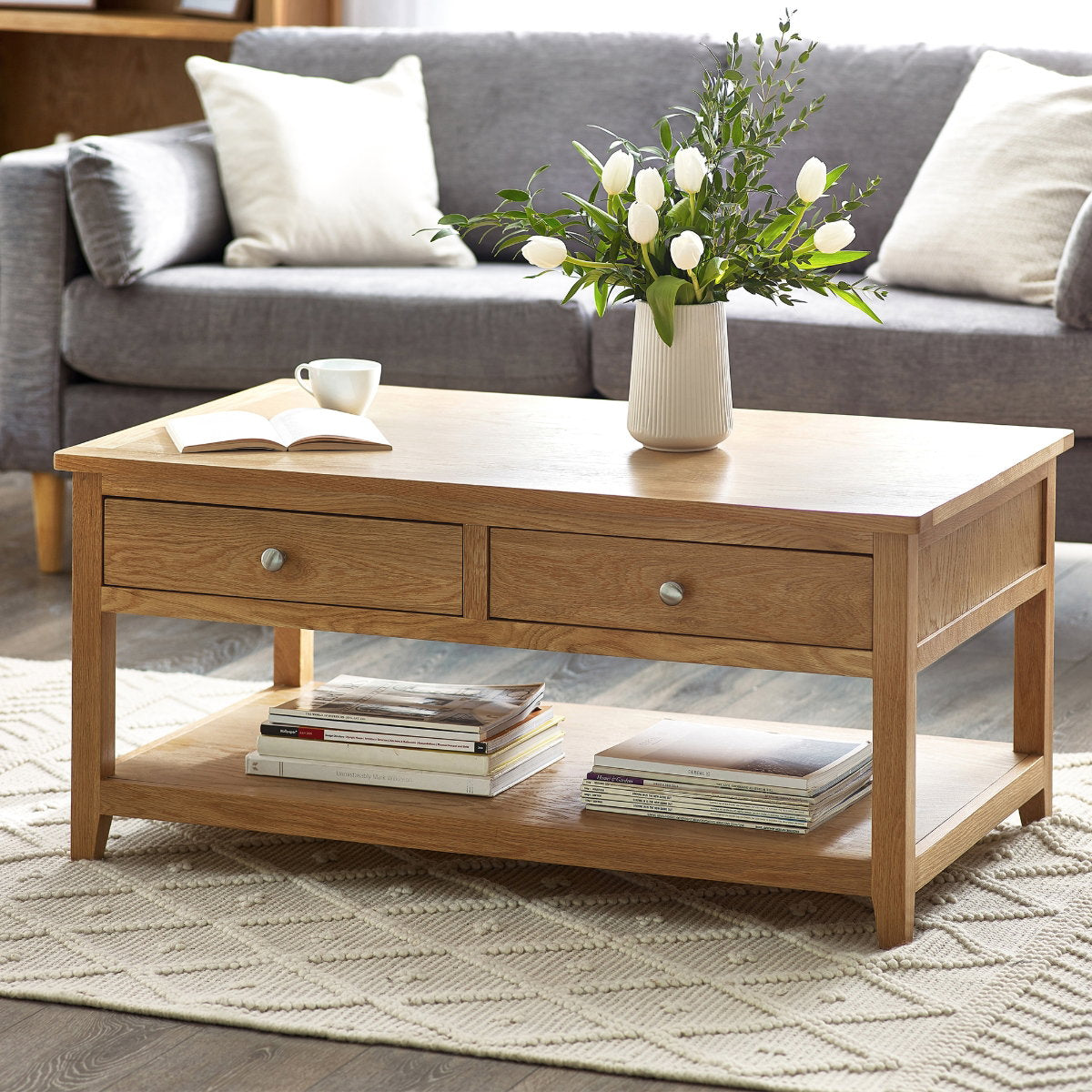 Mallory Coffee Table With Drawers FSC Mix Int-Coc-