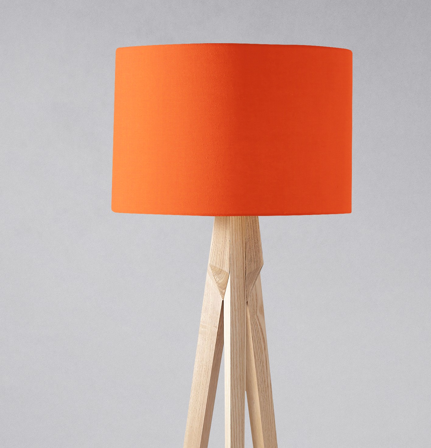 Plain Orange Lampshade, Ceiling or Table Lamp Shade - es Floor Lampshade