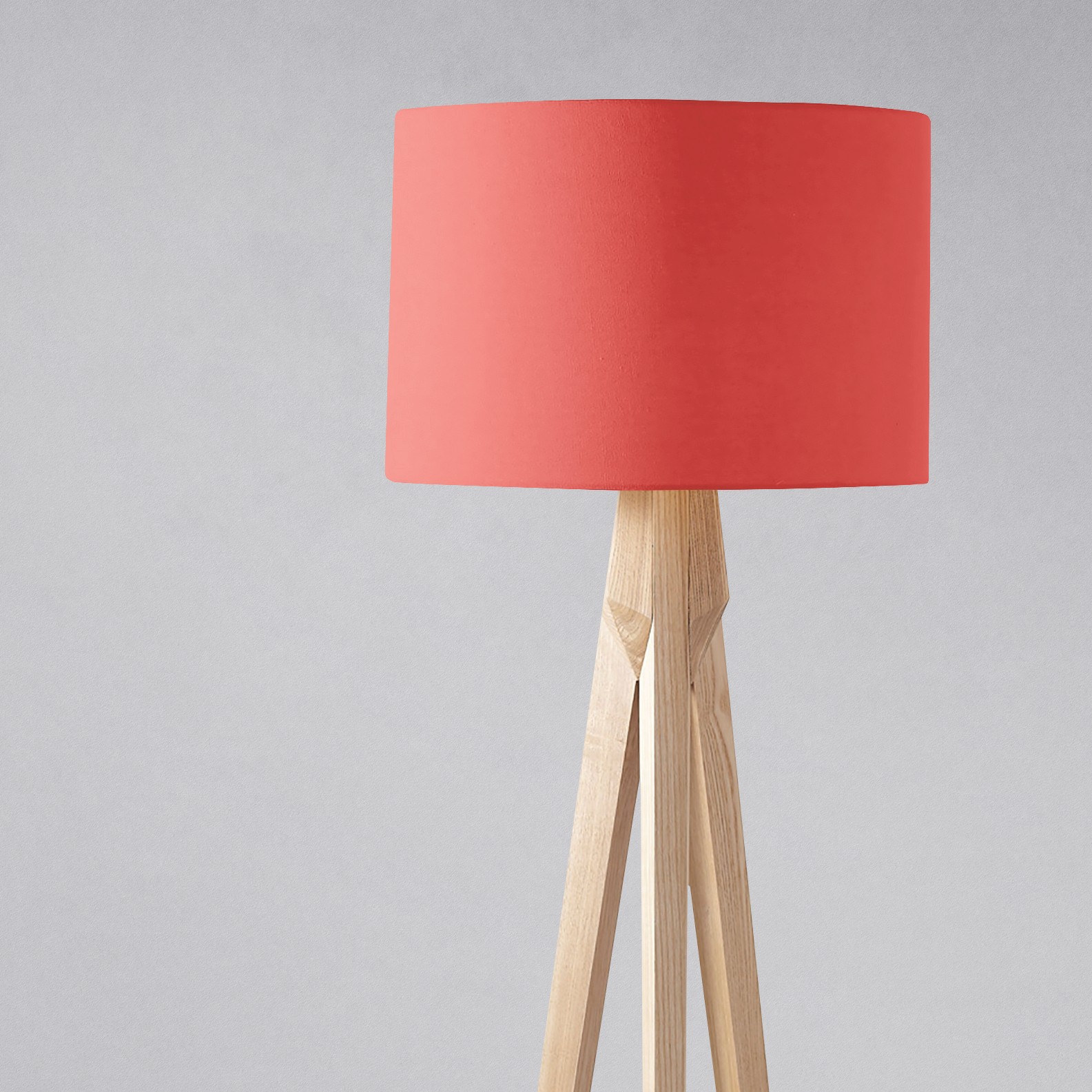 Plain Salmon Pink Lampshade, Ceiling or Table Lamp Shade - Floor Lampshade
