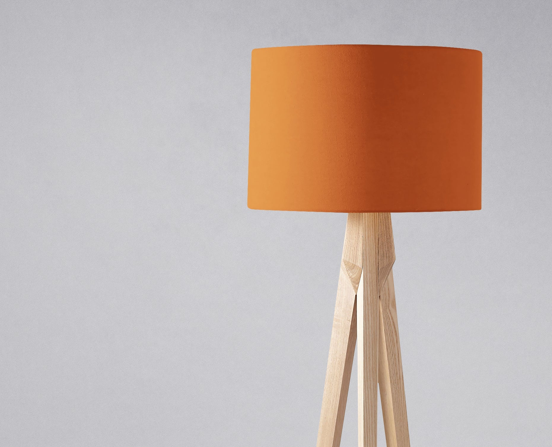 Plain Burnt Orange Lampshade Handmade Ceiling or Table Lamp Shade