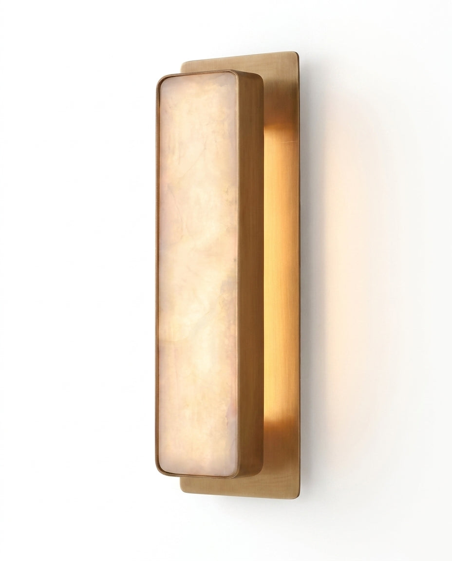 Araco Lumiere Rune Wall Light Alabaster LEDK
