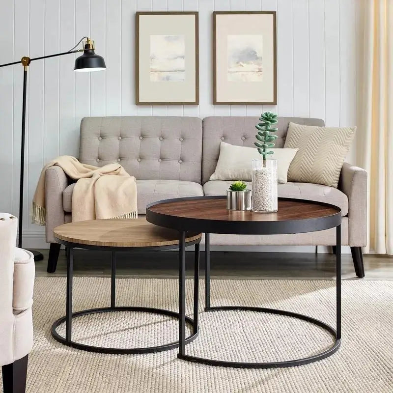 Teburu Coffee Table - WalnutWooden DD