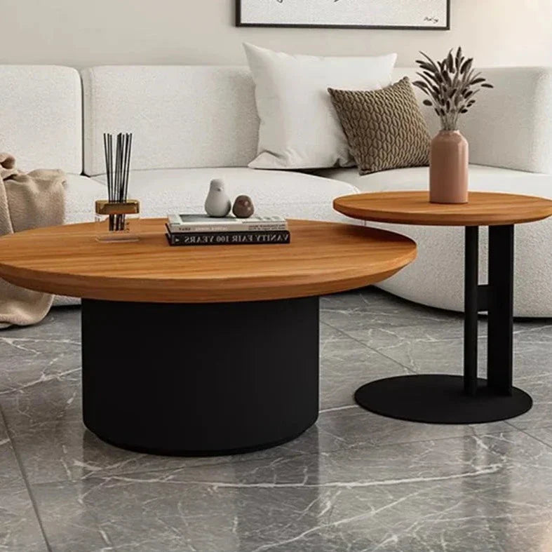 Chabudai Coffee Table - Brown Circular