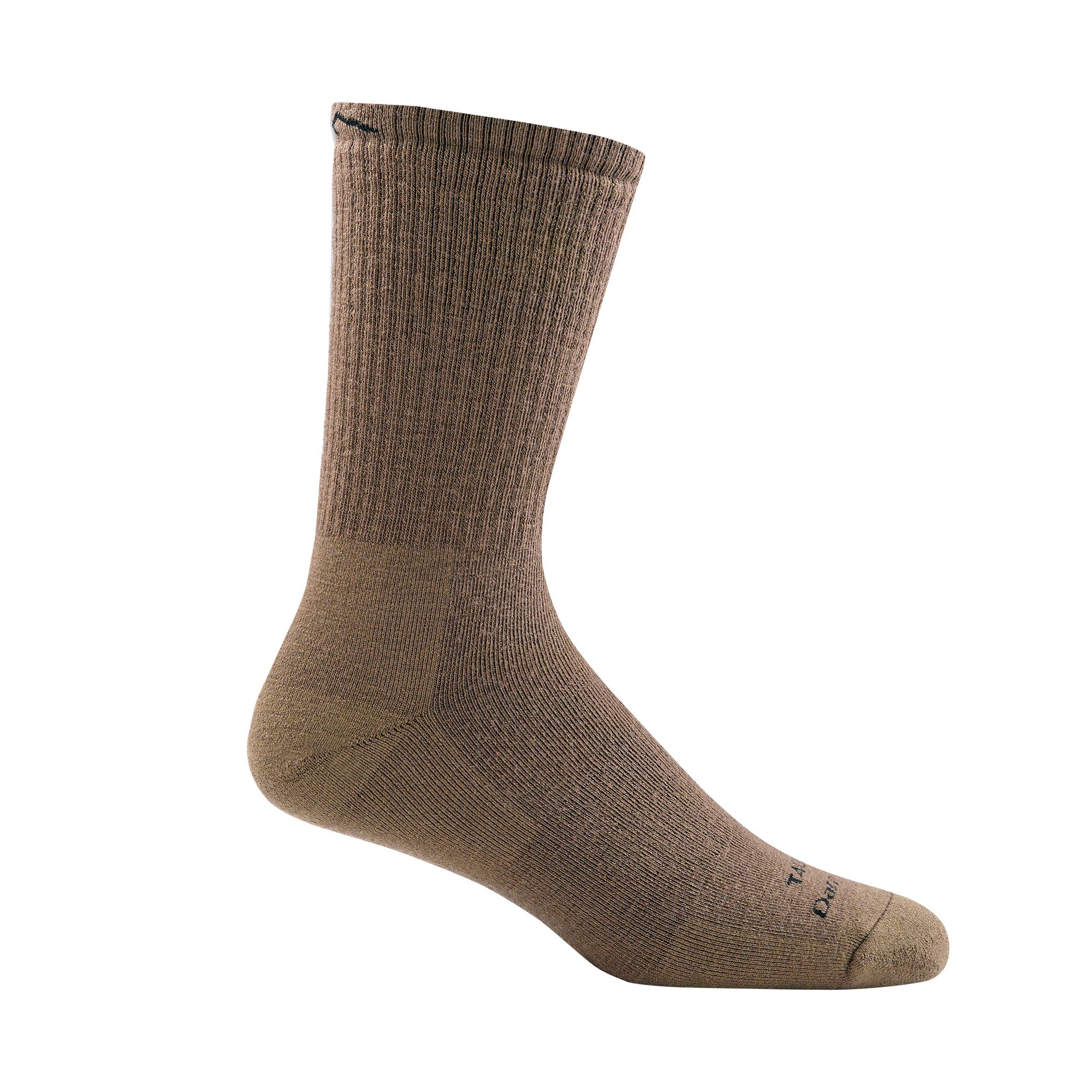 Mens Merino Wool Boot Heavyweight Tactical Socks with Full Cushion - M Coyote Brown