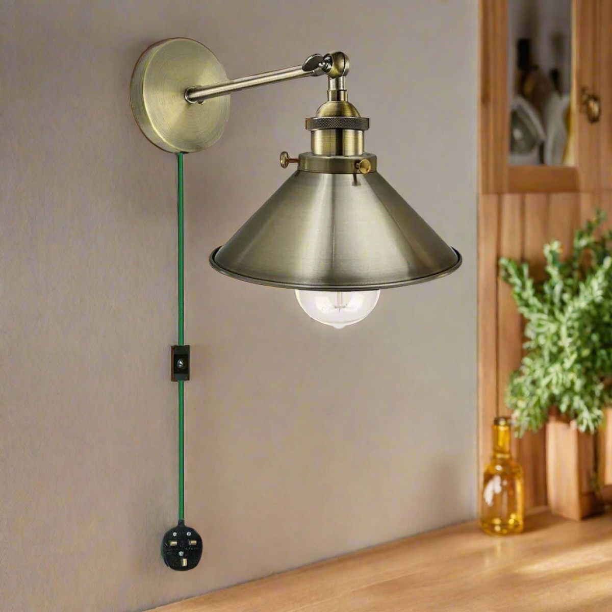 Vintage Industrial Wall Light
