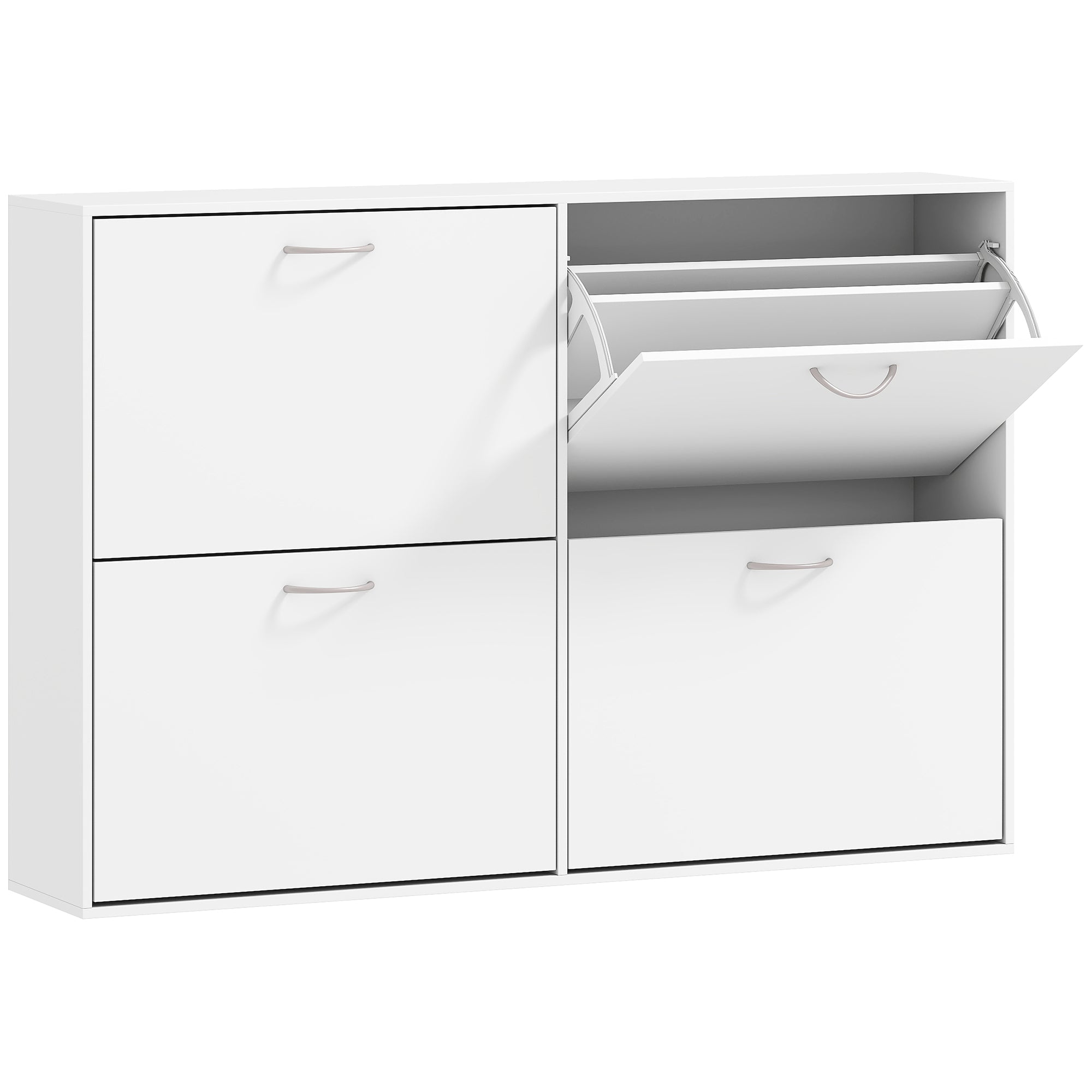 MCL Wooden Modern Design Drawer Shoes Cabinet Pull Down Shelf Storage Organiser