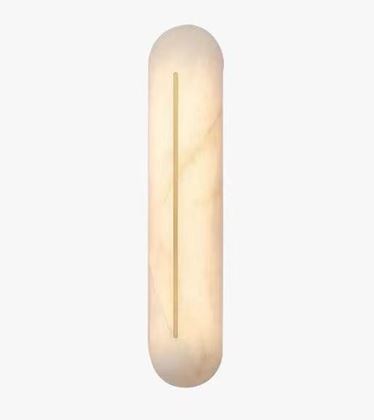 Araco Lumiere Zen Wall Light Alabaster LED - × mm