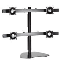 Chief Widescreen Quad Monitor Table Stand Desk Black